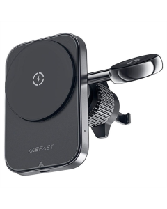 Автотримач Acefast D18 2in1 in-car з бездротовою зарядкою Чорний (Black)