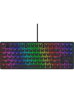 Клавиатура Hator Rockfall 2 Mecha TKL Черная (Черно-оранжевая)