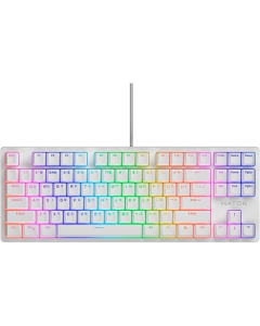 Клавиатура Hator Rockfall 2 Mecha TKL Белая (бело-оранжевая)