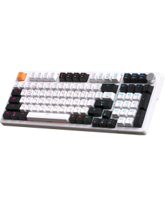 Клавиатура GamePro MK170W Red с Hot-Swap RGB Белая (White)