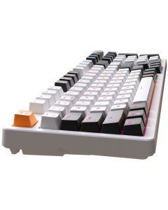 Клавиатура GamePro MK170W Red с Hot-Swap RGB Белая (White)