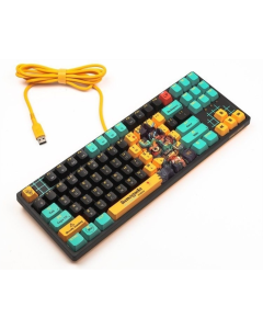 Клавиатура Bloody AT87 RGB Renegade Черная (Черно-желтая)