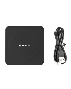 Зарядний пристрій бездротовий REAL-EL WL-710 1.5A 5W Чорний (Black)