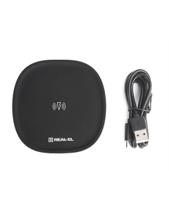 Зарядний пристрій бездротовий REAL-EL WL-740 2.4A 15W Чорний (Black)