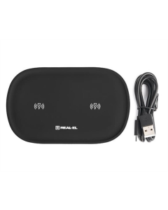 Зарядний пристрій бездротовий REAL-EL WL-780 3A 20W Чорний (Black)