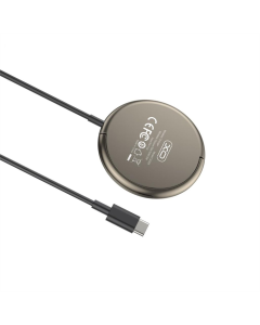 Зарядний пристрій бездротовий XO CX028 15W Бежевий (Beige)