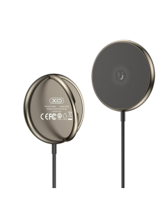 Зарядний пристрій бездротовий XO CX028 15W Бежевий (Beige)