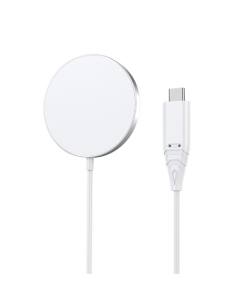 Зарядний пристрій бездротовий Choetech T518-F 15W + підставка-тримач Білий (White)