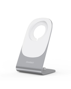 Зарядний пристрій бездротовий Choetech T518-F 15W + підставка-тримач Білий (White)