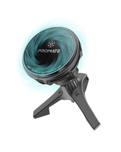 Зарядний пристрій бездротовий Promate MagChill-Ga MagSafe Чорний (Black)