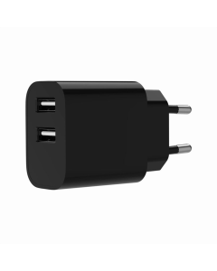 Зарядное устройство Gembird (2USBх2.4A 12W) (TA-UC-2A12-01-BK) Черный (Black)