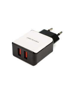 Зарядний пристрій Atcom DT-T01 (2USB, 2.4А) Білий (White)