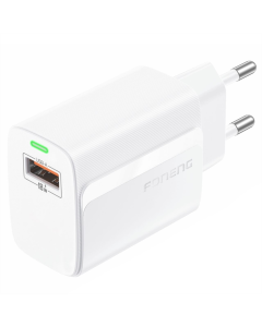 Зарядний пристрій Foneng EU64 (USBх3A) 18W (EU64-CH-W) Білий (White)