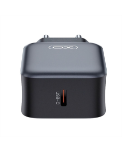 Зарядний пристрій XO L153 (USB-С, 3A) 20W Чорний (Black)