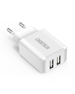 Зарядное устройство Choetech (2USBх2A) (C0030) Белый (White)