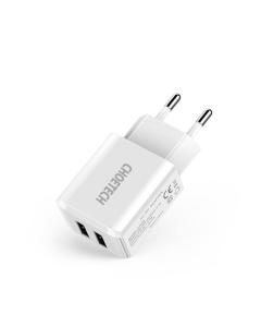 Зарядное устройство Choetech (2USBх2A) (C0030) Белый (White)