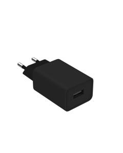 Зарядний пристрій ColorWay (1USBx2A) (CW-CHS012CC-BK) + кабель USB Type-C Чорний (Black)