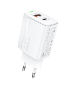 Зарядний пристрій Foneng EU66 (USBх3A, USB-Cх3A) 20W (EU66-CH-W) Білий (White)