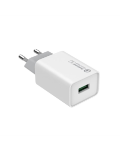 Зарядний пристрій ColorWay QC3.0 (1USBx3A) (CW-CHS013Q-WT) Білий (White)