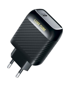 Зарядний пристрій Luxe Cube Dynamic 18W (1USBх3A) (4446689880896) Чорний (Black)