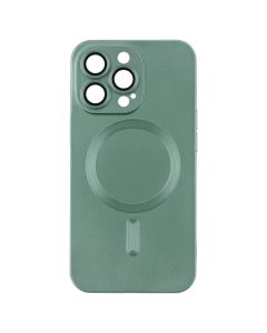 Чохол накладка для iPhone 13 Pro MagSafe Colors 2 + Camers Protection Зелена (Green)
