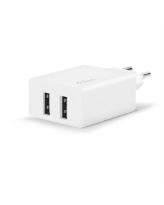 Зарядний пристрій Ttec SmartCharger DUO 2хUSB 2.4А/12Вт (2SCS21B) Білий (White)
