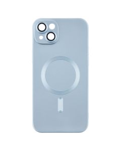 Чохол накладка для iPhone 14 Plus MagSafe Colors 2 + Camers Protection Синя (Blue)
