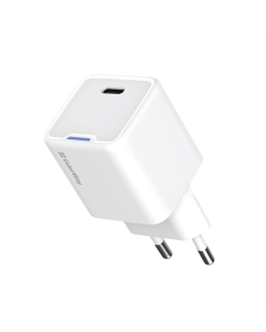Зарядний пристрій ColorWay GaN Mini 25W PD Port PPS USB-C (CW-CHS052PD-WT) Білий (White)