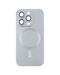 Чохол накладка для iPhone 14 Pro MagSafe Colors 2 + Camers Protection Срібна (Silver)