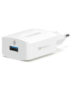 Зарядний пристрій Ttec SpeedCharger QC 3.0 USB 3A 18W (2SCQC01K) Білий (White)