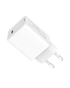 Зарядний пристрій ColorWay GaN Mini 65W PD Port PPS USB-C (CW-CHS049PD-WT) Білий (White)