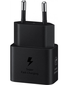 Зарядное устройство Samsung EP-T2510XBEGEU 25W + кабель USB Type-C Черный (Black)