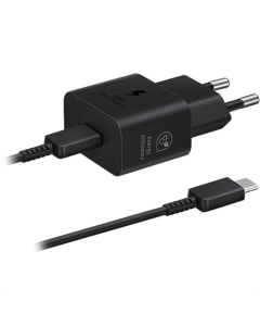 Зарядное устройство Samsung EP-T2510XBEGEU 25W + кабель USB Type-C Черный (Black)