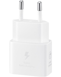 Зарядное устройство Samsung EP-T2510XWEGEU 25W + кабель USB Type-C Белый (White)