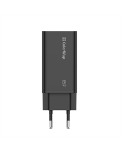Зарядний пристрій ColorWay GaN3 Pro Power Delivery (CW-CHS039PD-BK) Чорний (Black)