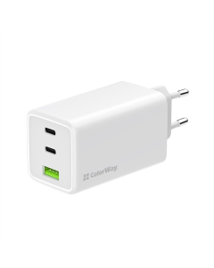 Зарядний пристрій ColorWay GaN Mini 100W PD Port PPS USB (CW-CHS061PD-WT) Білий (White)