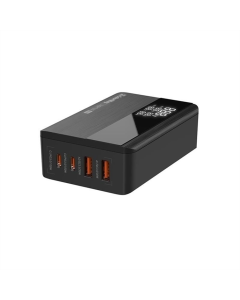 Зарядний пристрій ColorWay Power Delivery GaN (100W) (CW-CHS041PD-BK) Чорний (Black)