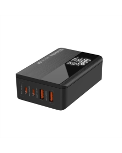 Зарядний пристрій ColorWay Power Delivery GaN (100W) (CW-CHS041PD-BK) Чорний (Black)