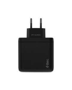 Зарядний пристрій Ttec SmartCharger Trio GAN 120Вт (2SCG04S) Чорний (Black)