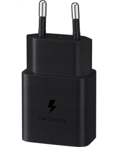 Зарядний пристрій SAMSUNG 15W Power Adapter EP-T1510XBEGEU + кабель Type-C Чорний (Black)