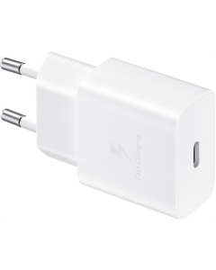 Зарядний пристрій SAMSUNG 15W Power Adapter EP-T1510XWEGEU + кабель Type-C Білий (White)