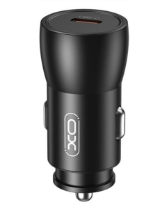 Автомобільний зарядний пристрій XO CC57 25W Metal Car Charger Type-C PD Чорний (Black)