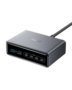 Зарядний пристрій Anker GaNPrime Charger - 200W, 4xUSB-C PD & 2xUSB-A Чорний (Black)
