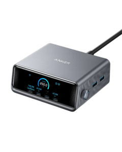 Зарядний пристрій Anker GaNPrime Charger - 250W, 4xUSB-C PD & 2xUSB-A Чорний (Black)