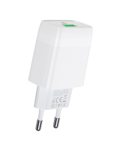 Зарядное устройство Hoco C72Q Glorious QC3.0 18W (1USB-A) Белый (White)