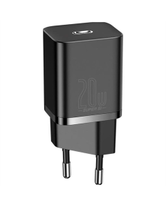 Зарядное устройство Baseus Super Si Quick Charger 20W (1USB-C) (CCSUP-B) Черное (Black)