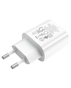 Зарядний пристрій Hoco N22 Jetta PD25W (1USB-C) Білий (White)