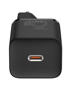 Зарядное устройство Baseus Super Si Quick Charger 25W (1USB-C) (CCSP) Черное (Black)