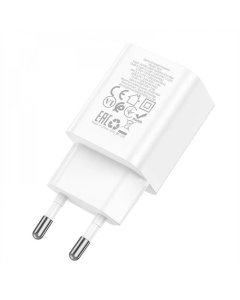 Зарядний пристрій Hoco N28 Founder PD20W+QC3.0 (1USB-A/1C) Білий (White)