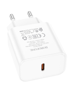 Зарядное устройство Borofone BA71A PD20W (1USB-C) Белый (White)